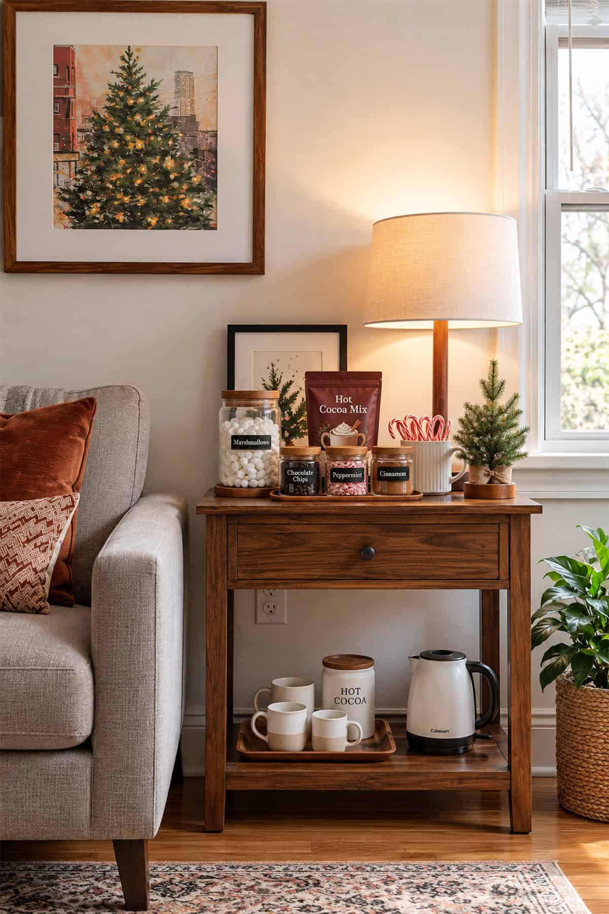Side-Table Cocoa Bar