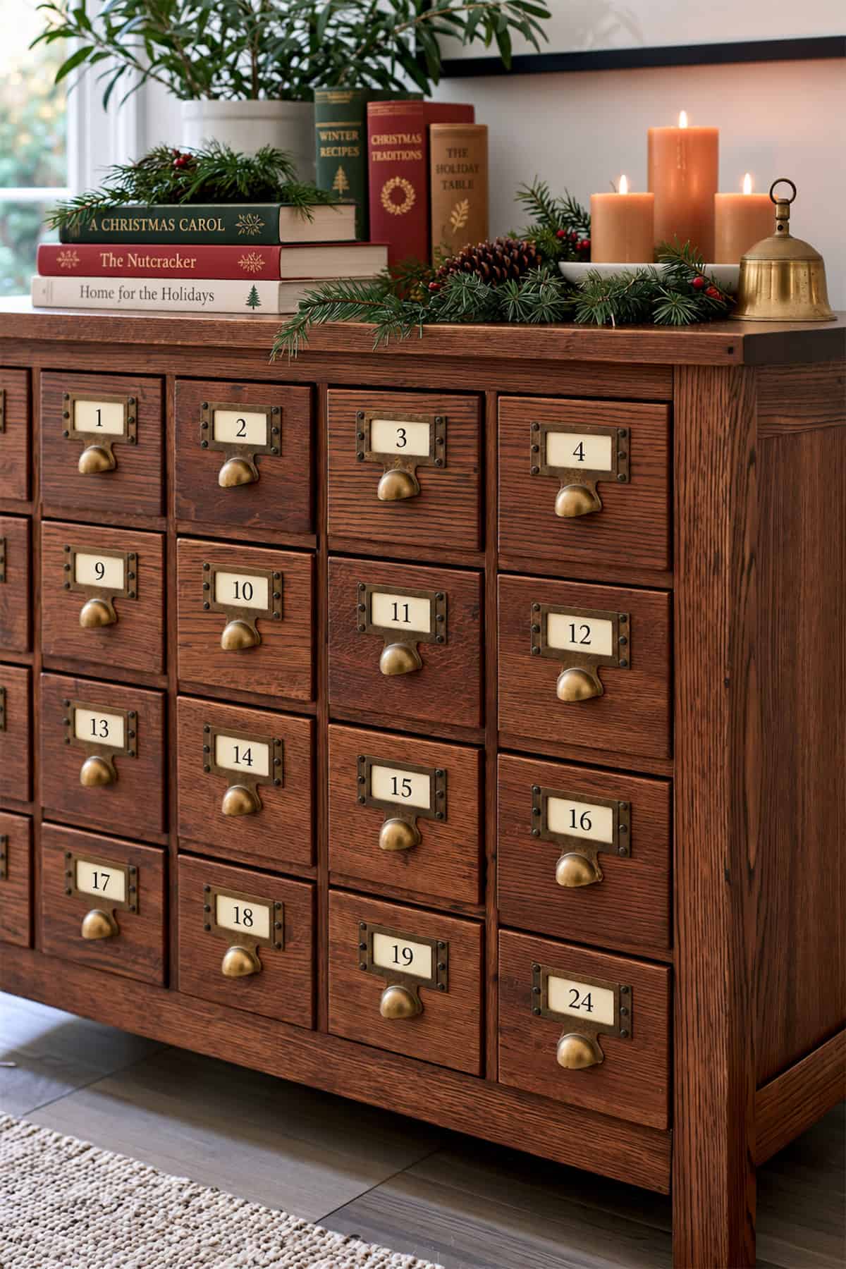 Library Drawer Advent Calendar