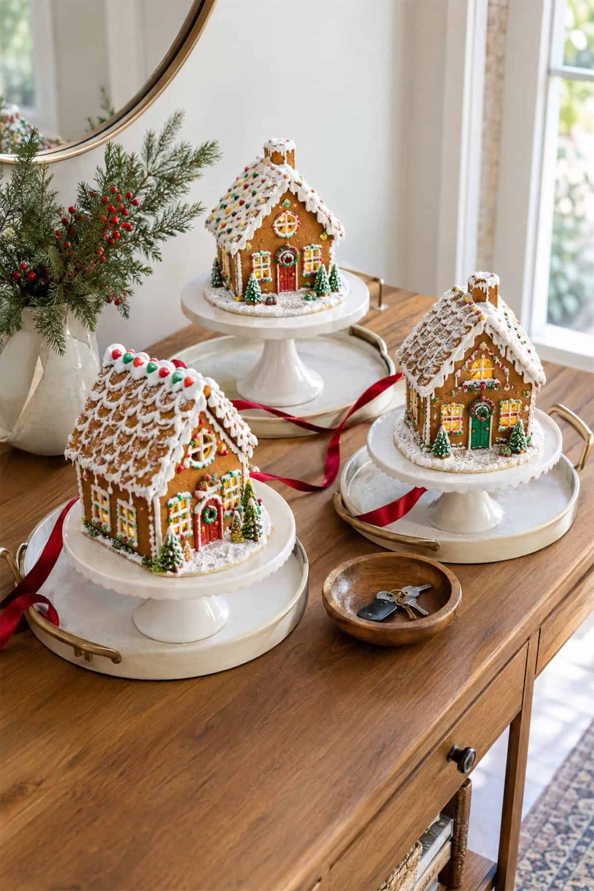 Gingerbread Houses at the Christmas Entry