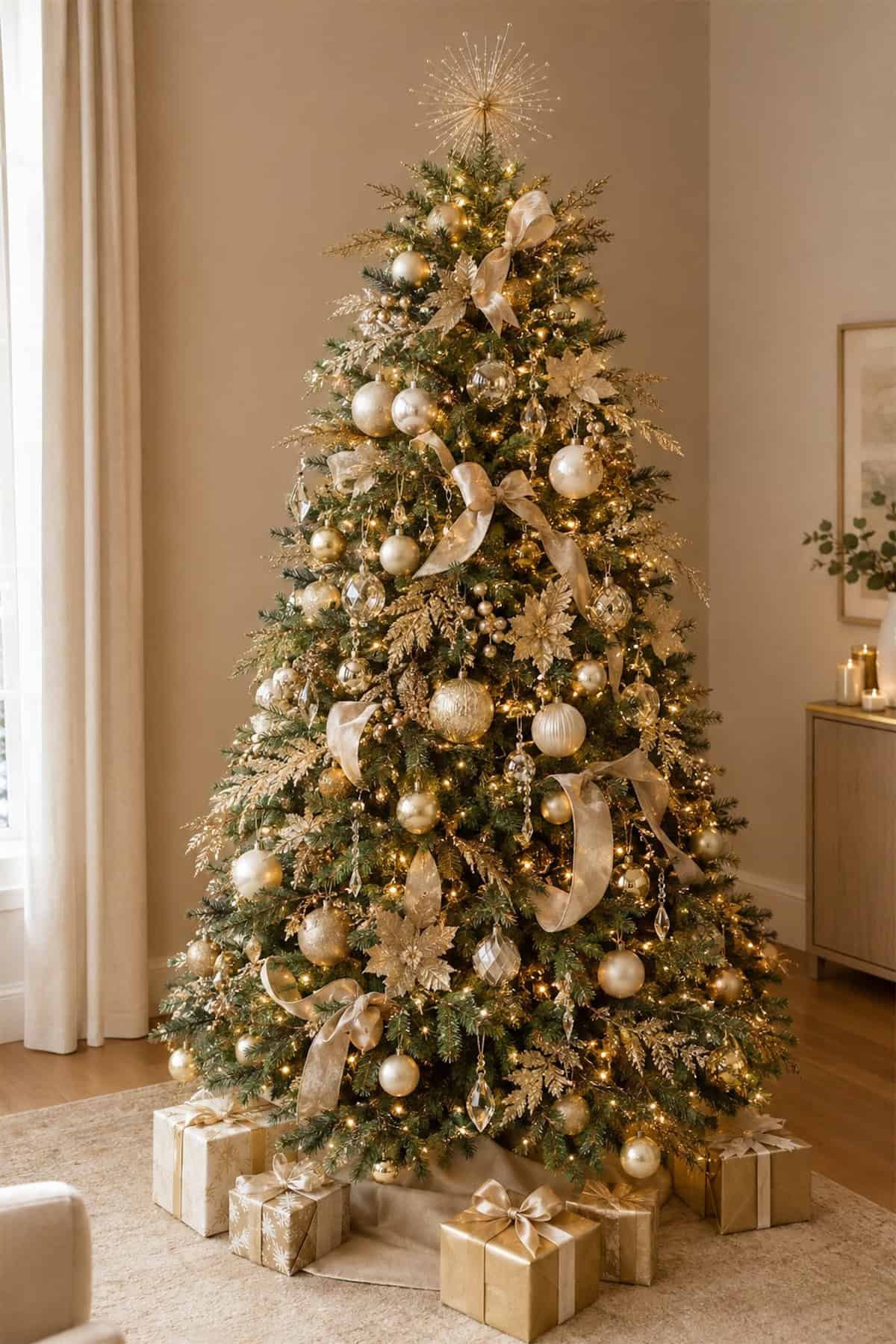 Champagne Gold Christmas Tree
