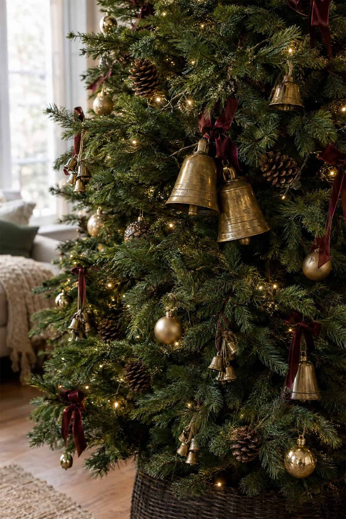 Brass Bells on the Christmas Tree
