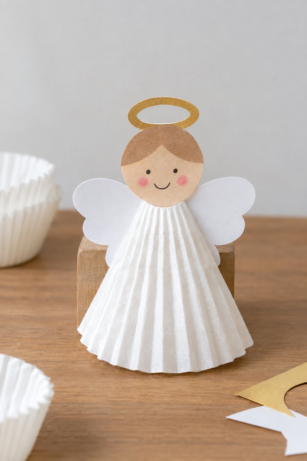 cupcake liner angel