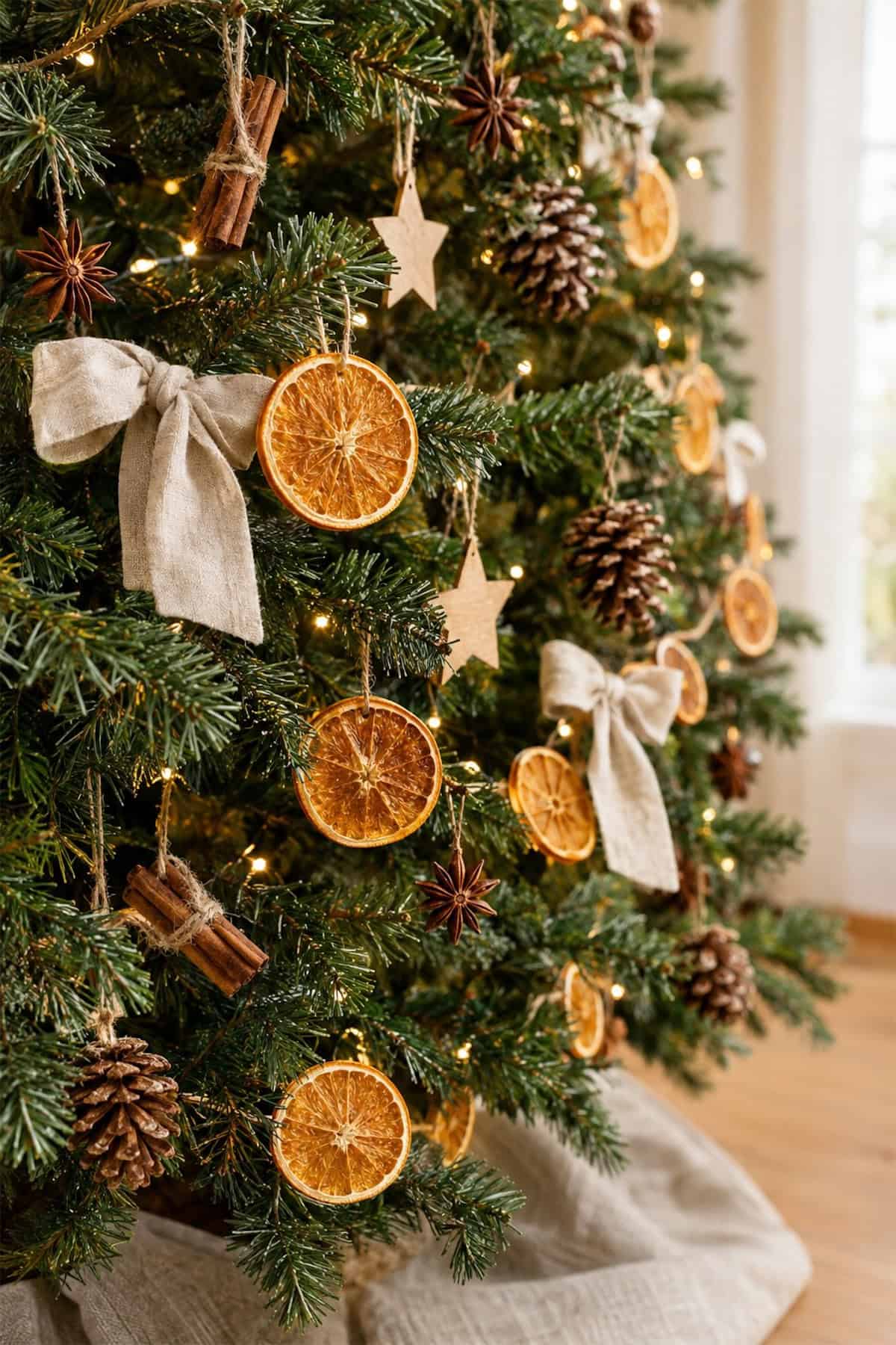 Dried Citrus on the Christmas Tree