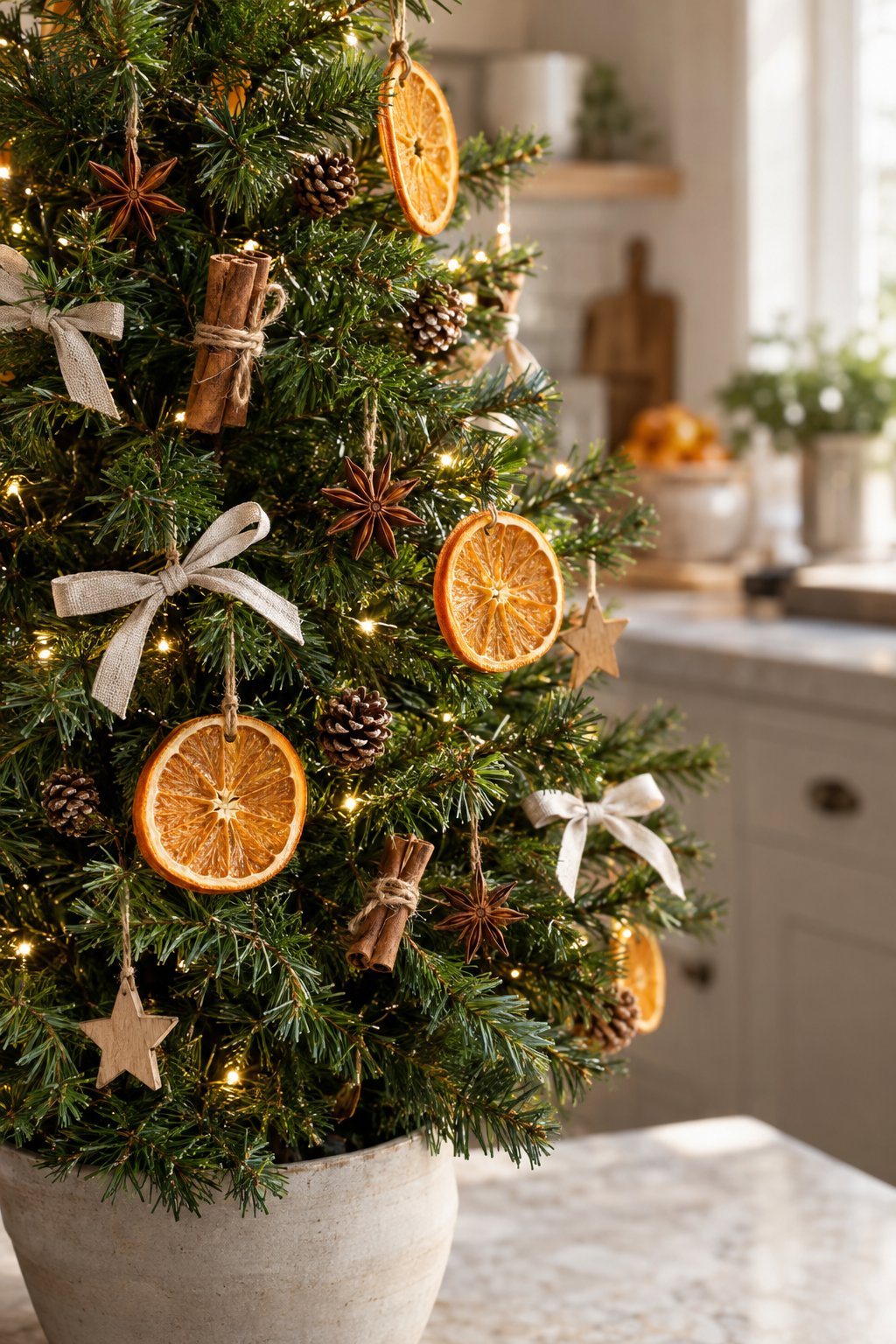 A Citrus and Cinnamon Tabletop Tree