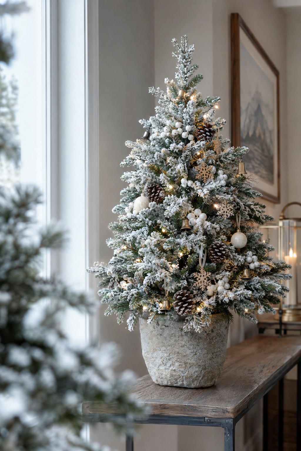 A Snowy Tree for the Table