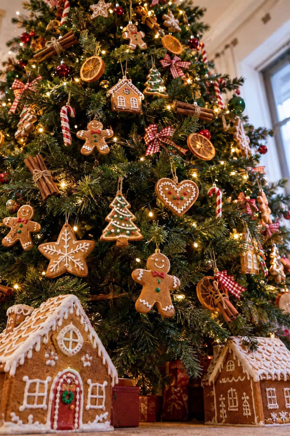 Gingerbread Across the Christmas Tree