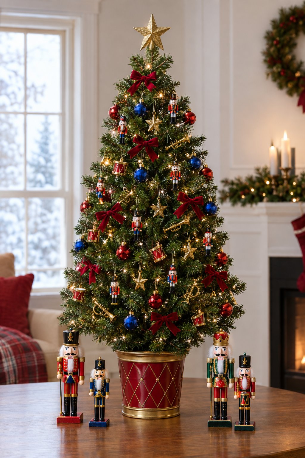 A Nutcracker Tabletop Tree