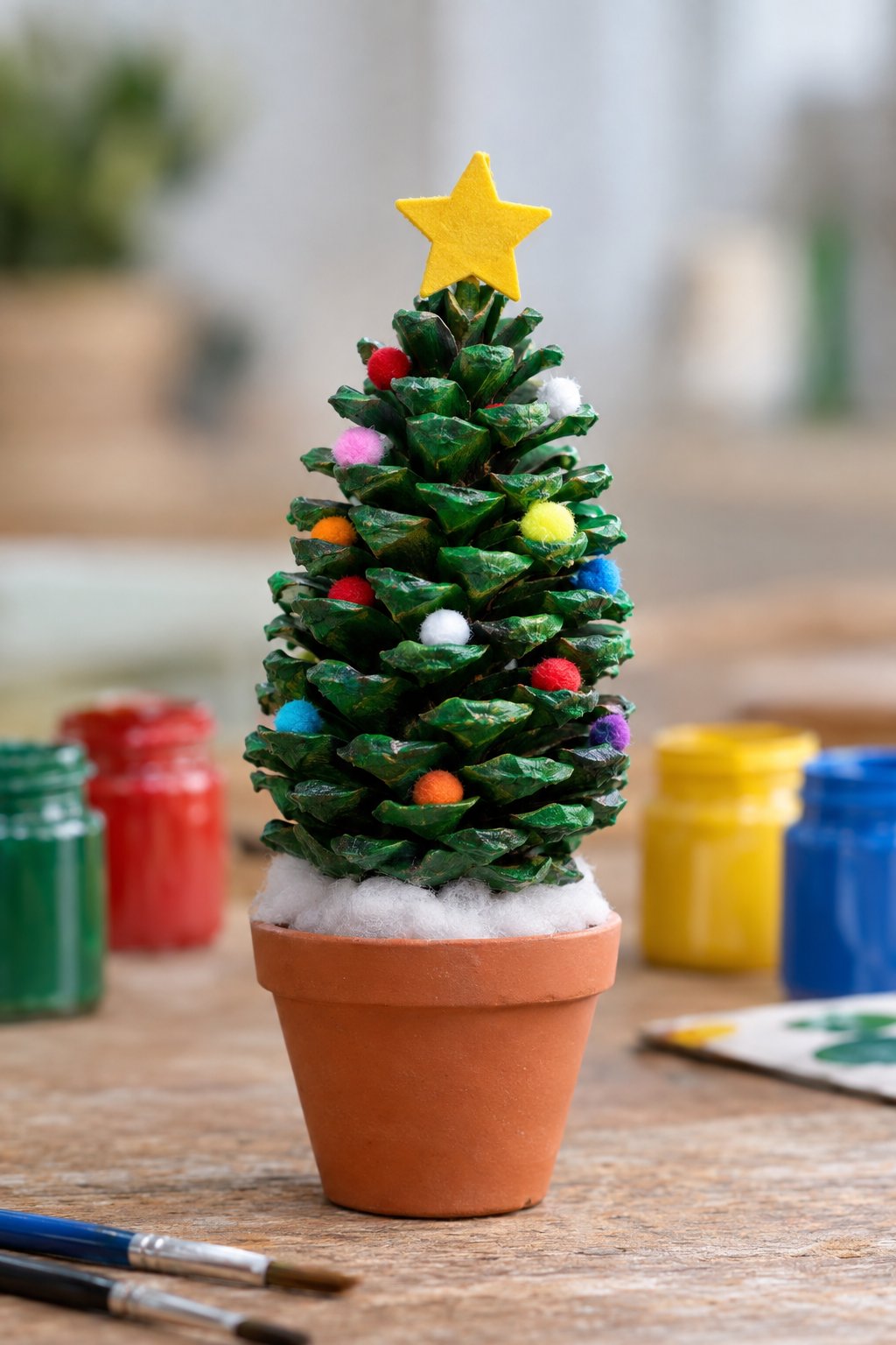 pinecone christmas tree
