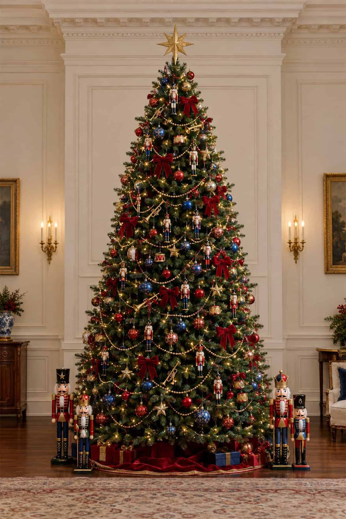 Nutcracker Ornaments from Top to Base