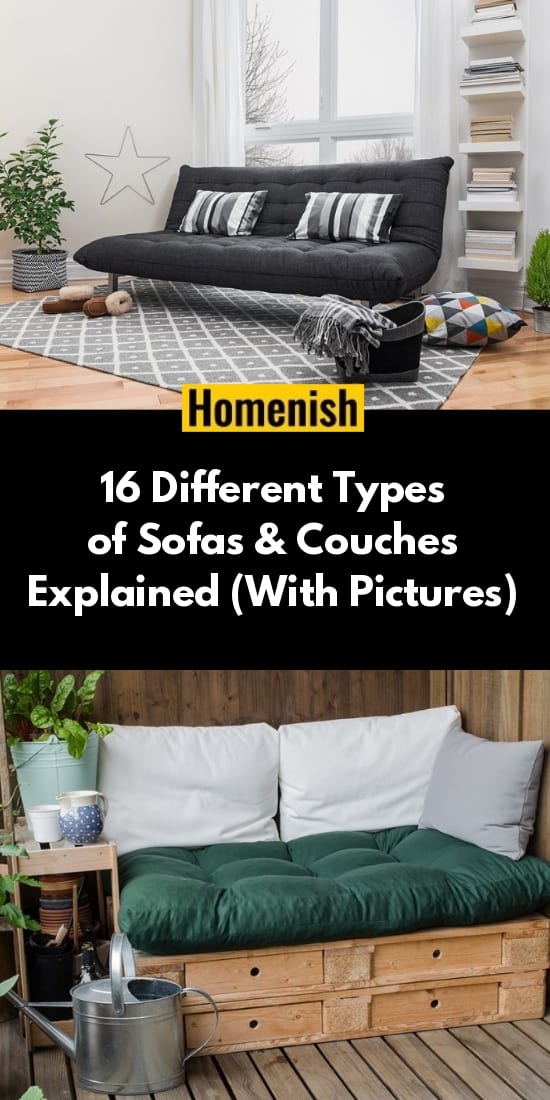 16 Different Types of Sofas & Couches Explained (With Pictures)