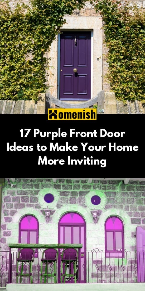 17 Purple Front Door Ideas to Make Your Home More Inviting