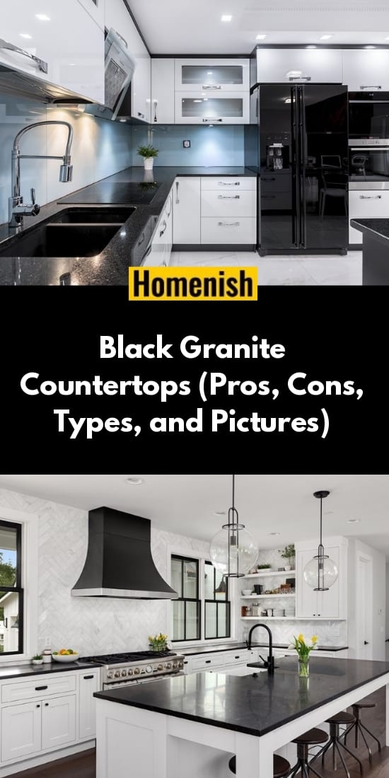 Black Granite Countertops Pros Cons Types And Pictures Homenish