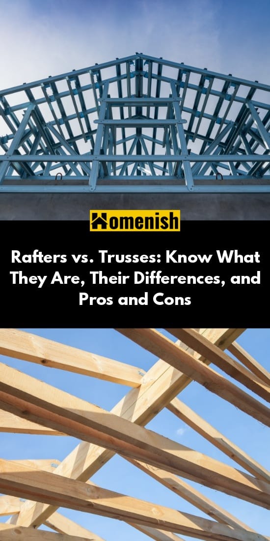 Rafters vs. Trusses: Know What They Are, Their Differences, and Pros and Cons